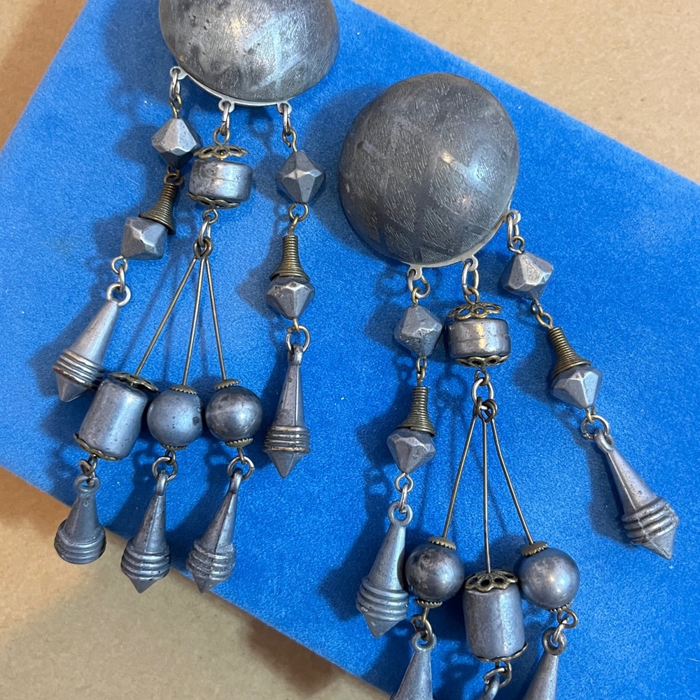 Vintage Dangle Earrings - no singed